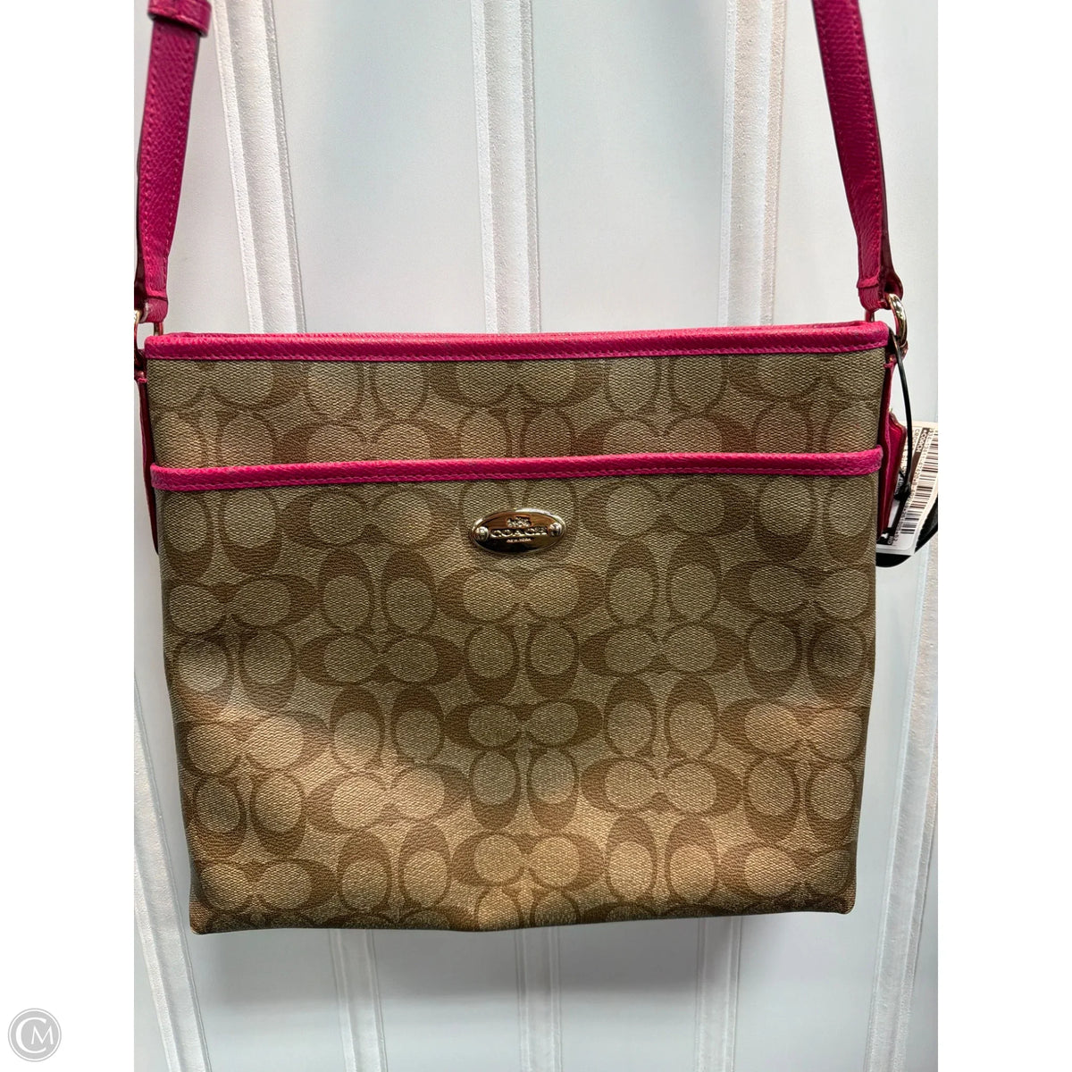 Crossbody Designer By Coach, Size: Large