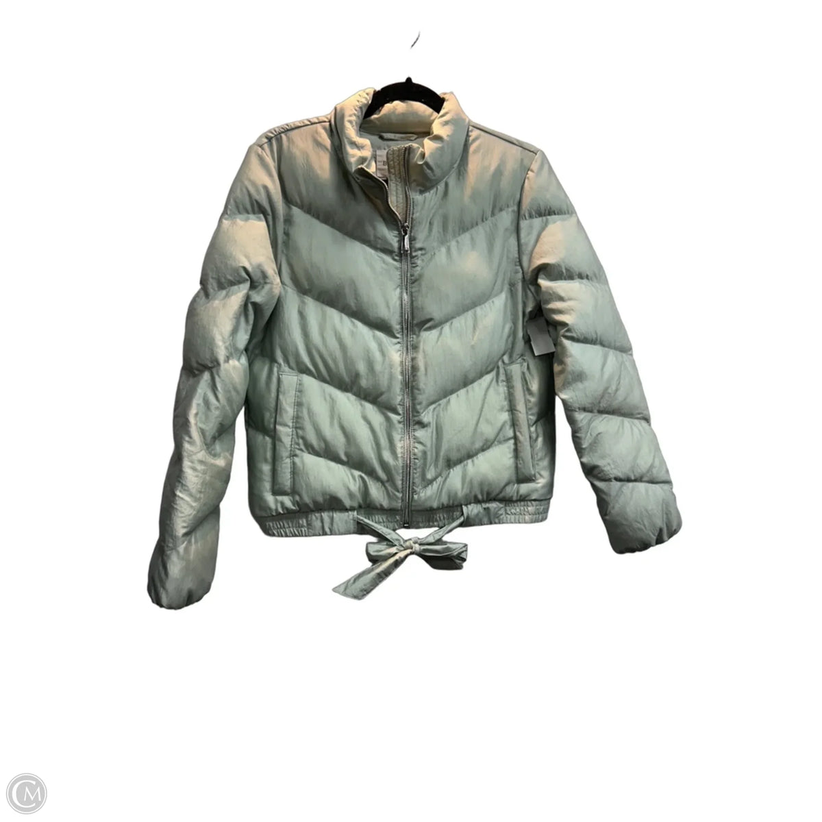Jacket Puffer & Quilted By Bcbg In Aqua, Size: M