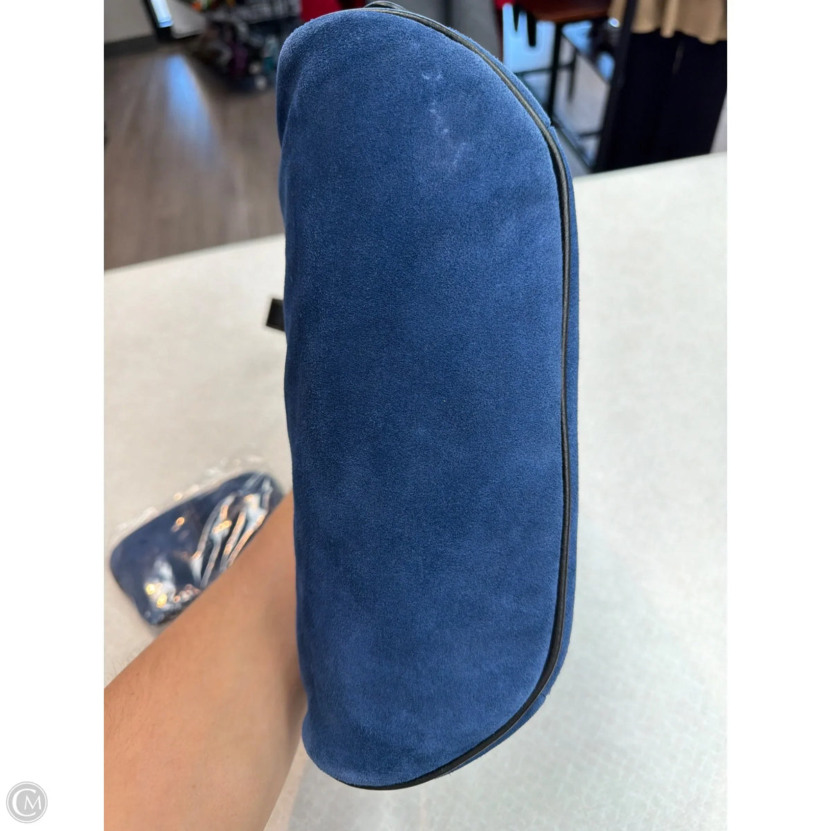 Handbag Leather By Maxx New York, Size: Medium