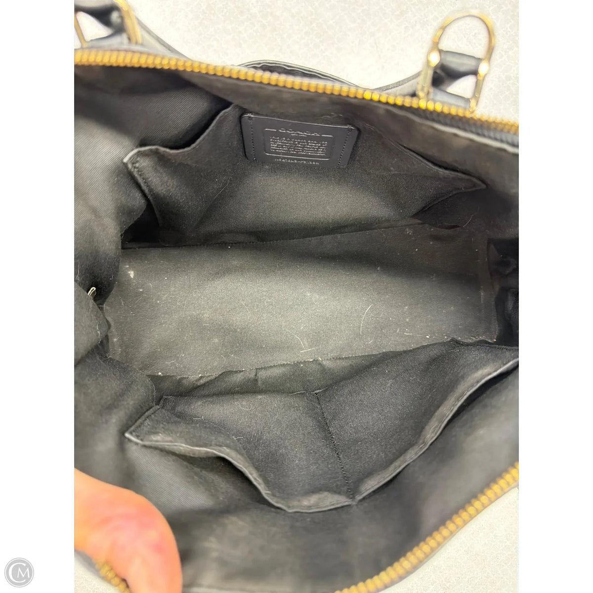 Tote Designer By Coach, Size: Medium