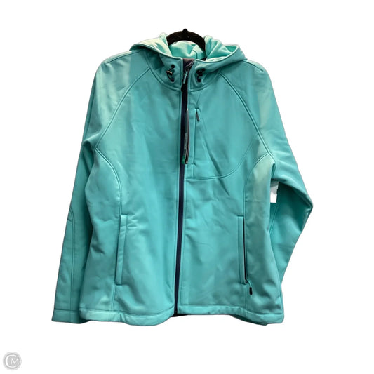 Jacket Windbreaker By Kirkland In Teal, Size: Xl