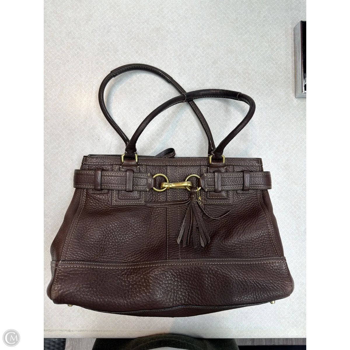 Tote Designer By Coach, Size: Large