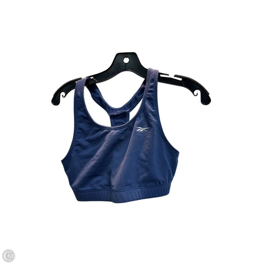 Athletic Bra By Reebok In Blue, Size: L
