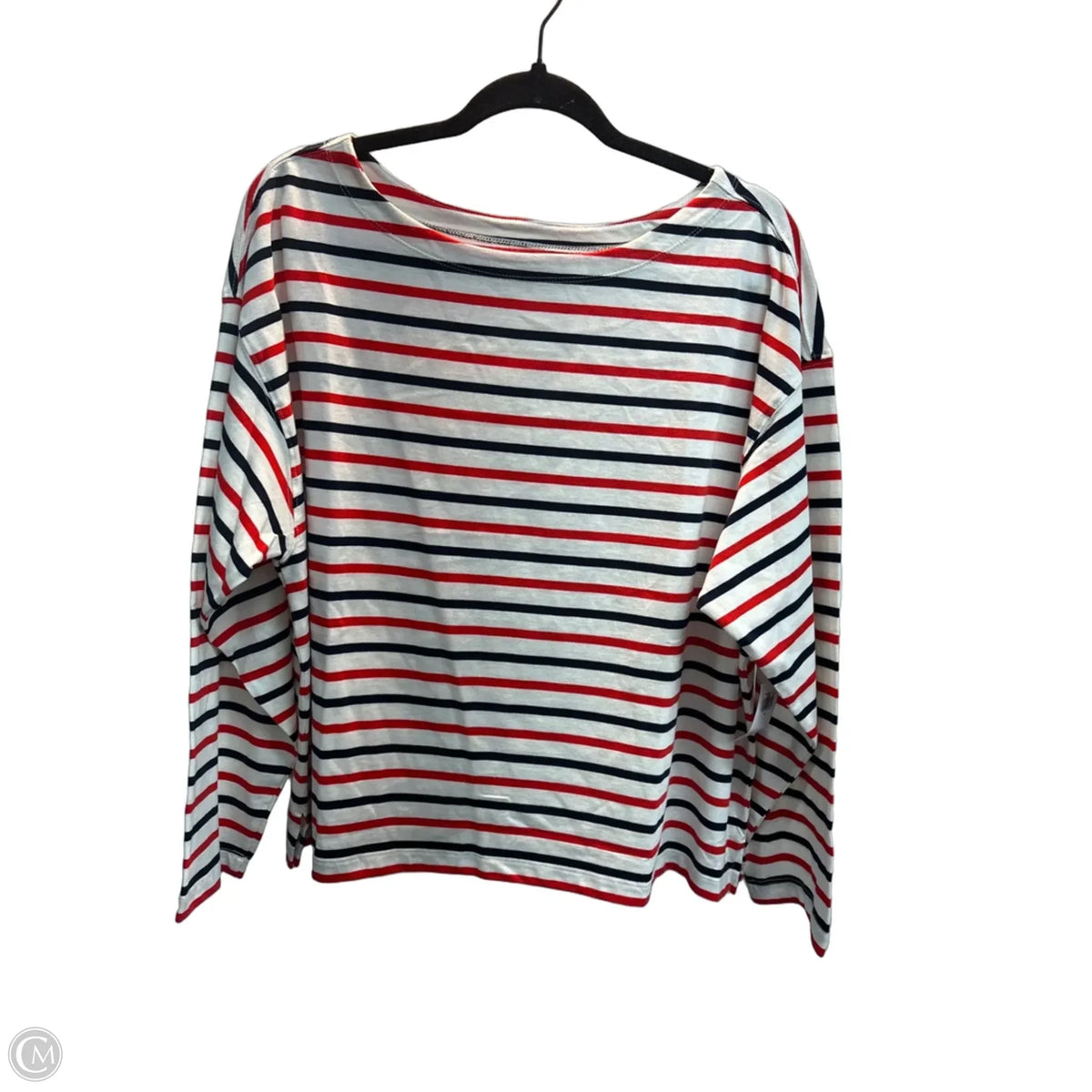 Top Long Sleeve Basic By Old Navy In Striped Pattern, Size: Xlp