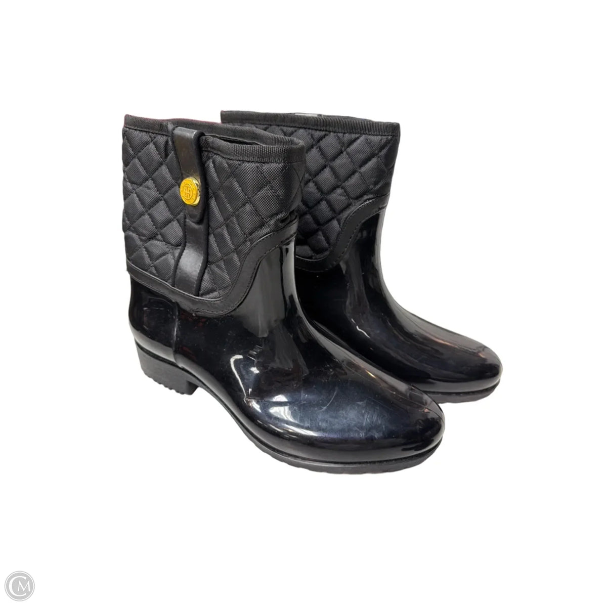 Boots Rain By Tommy Hilfiger In Black, Size: 10