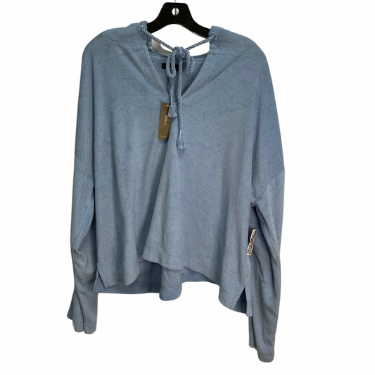 Sweatshirt Hoodie By J. Crew In Blue, Size: Xl