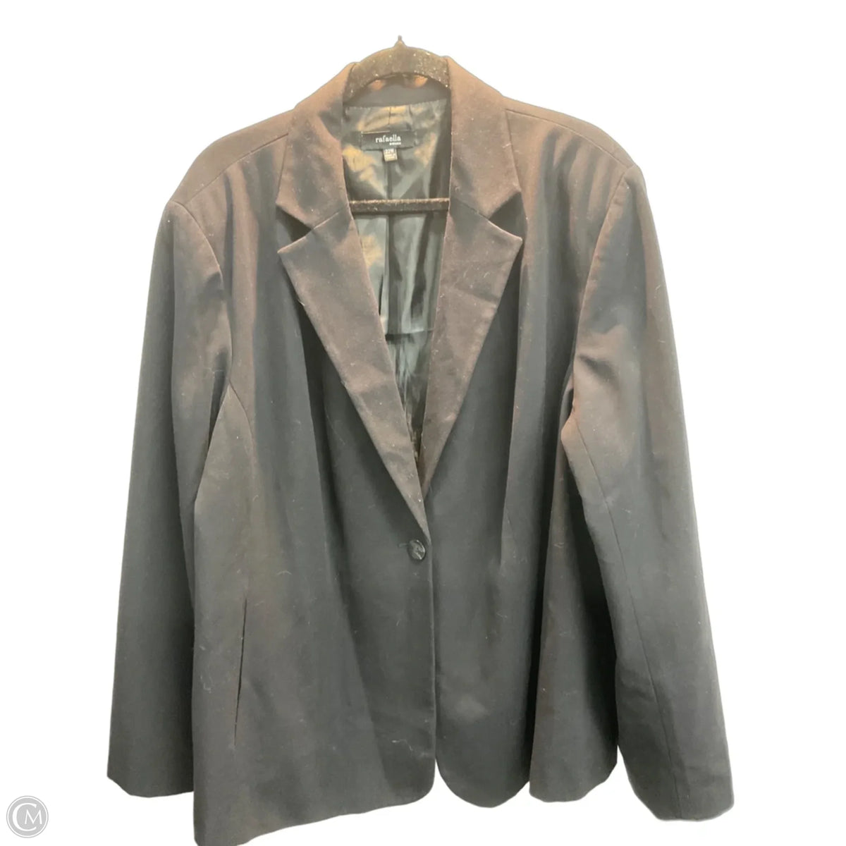 Blazer By Rafaella In Black, Size: 2x