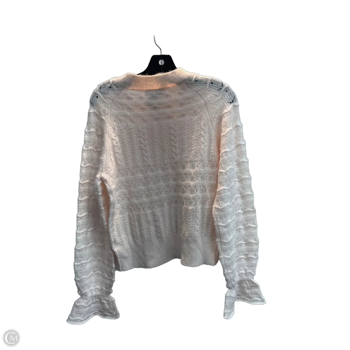 Sweater By Francesca’s In Peach, Size: M