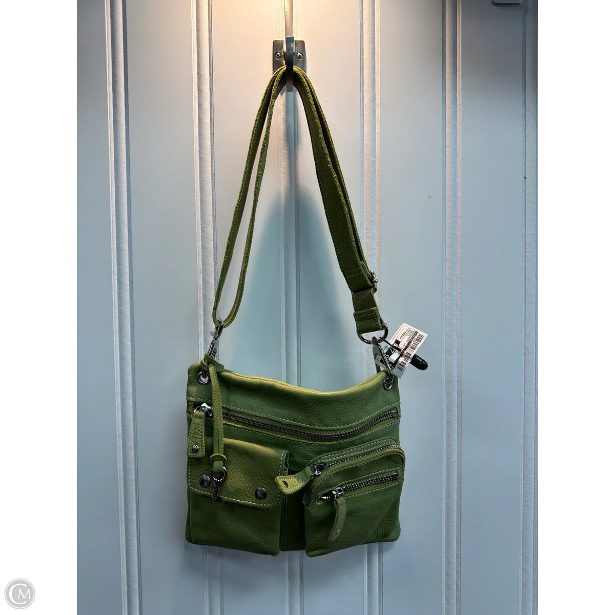 Crossbody Leather By Fossil, Size: Medium
