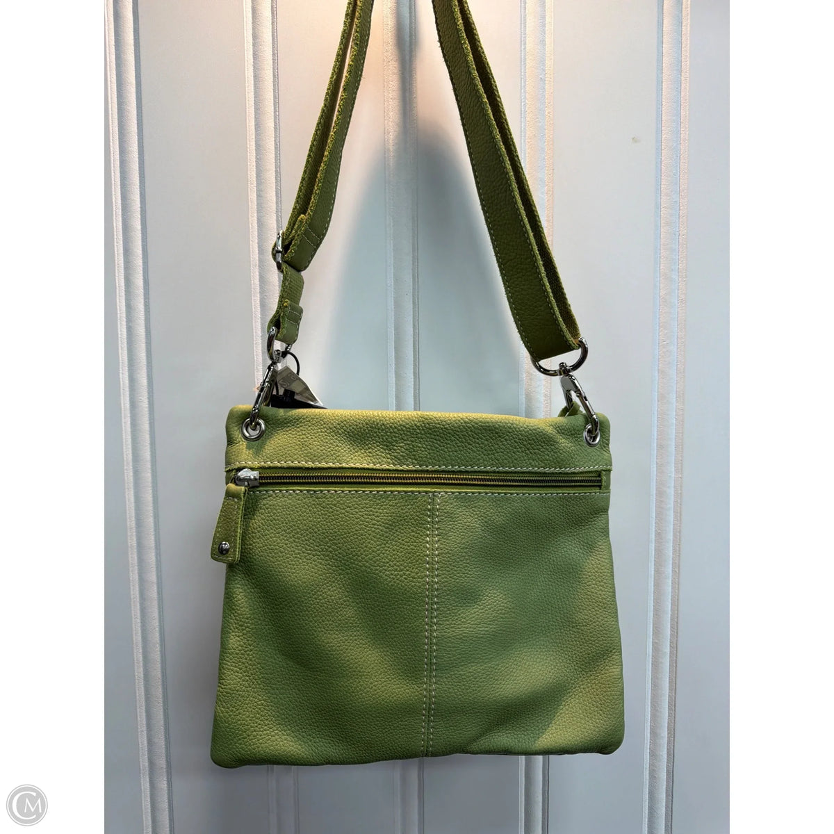 Crossbody Leather By Fossil, Size: Medium