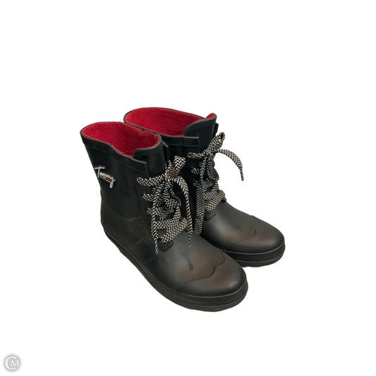 Boots Rain By Tommy Hilfiger In Black, Size: 10
