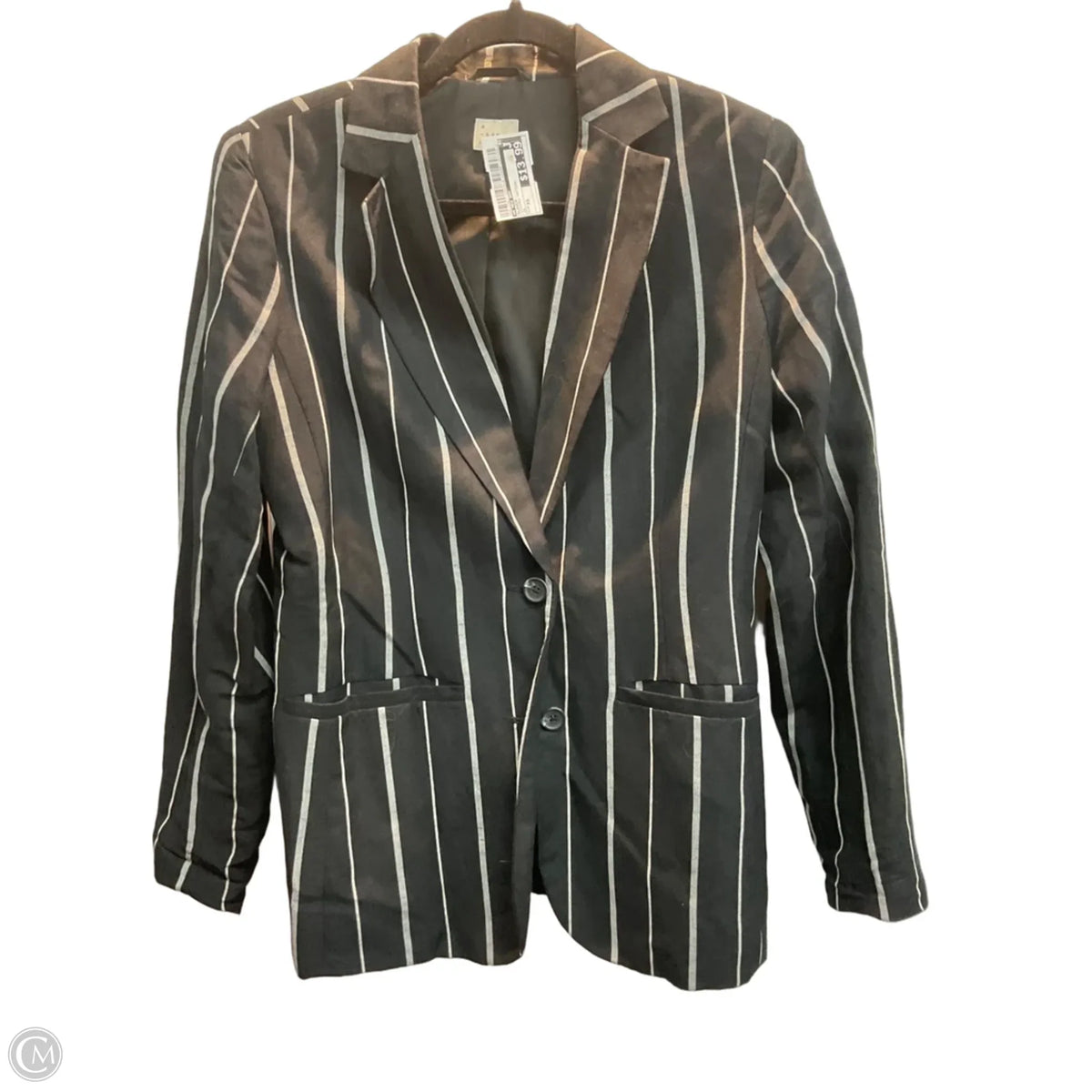 Blazer By A New Day In Striped Pattern, Size: Xs