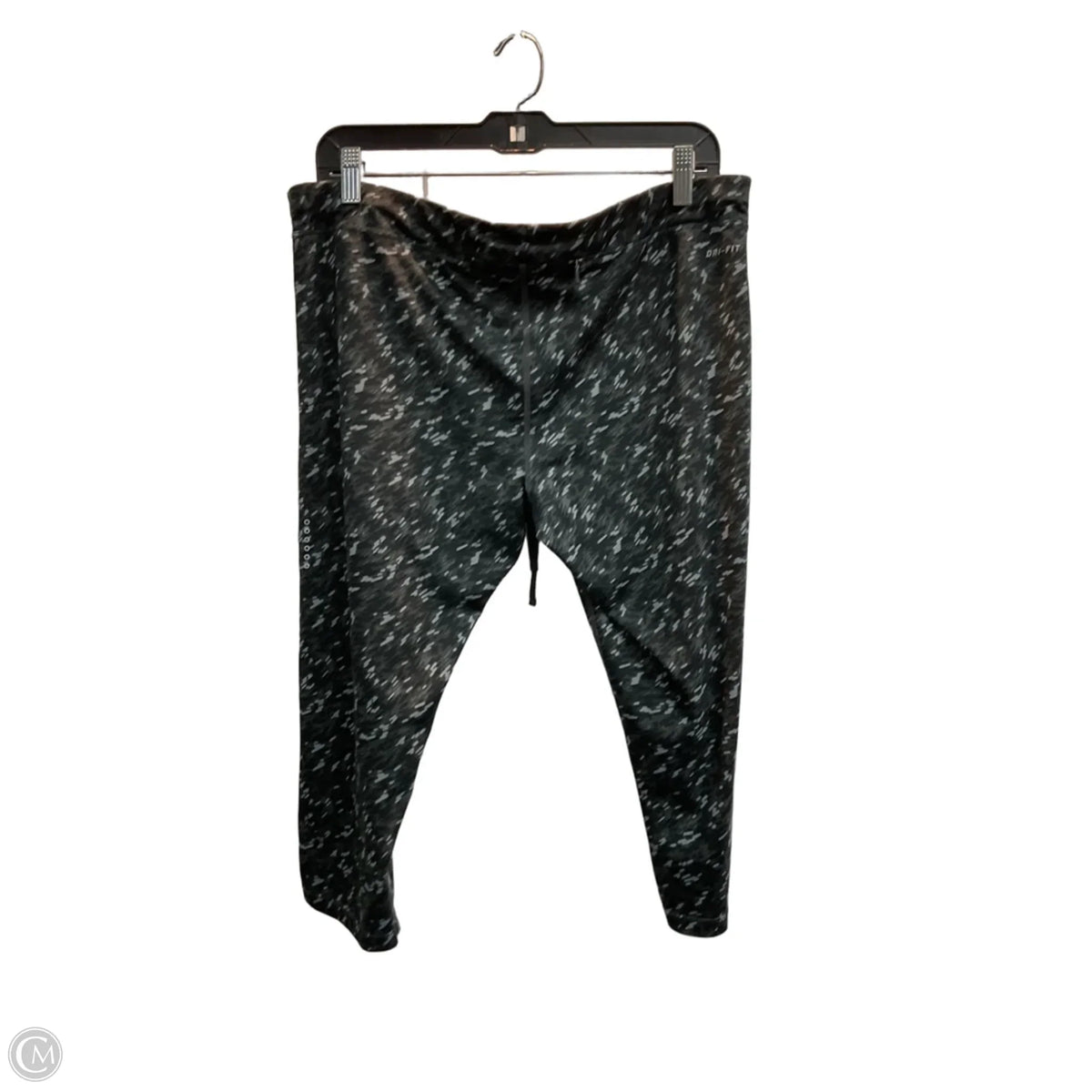 Athletic Capris By Nike In Grey, Size: 1x