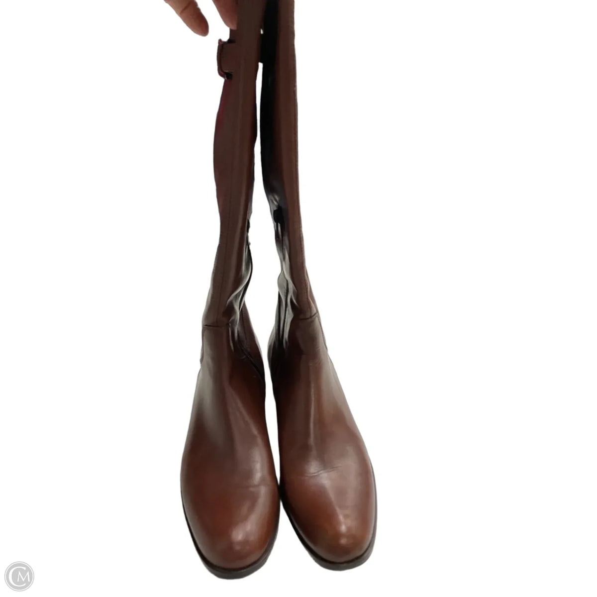 Boots Knee Flats By Cmb In Brown, Size: 8