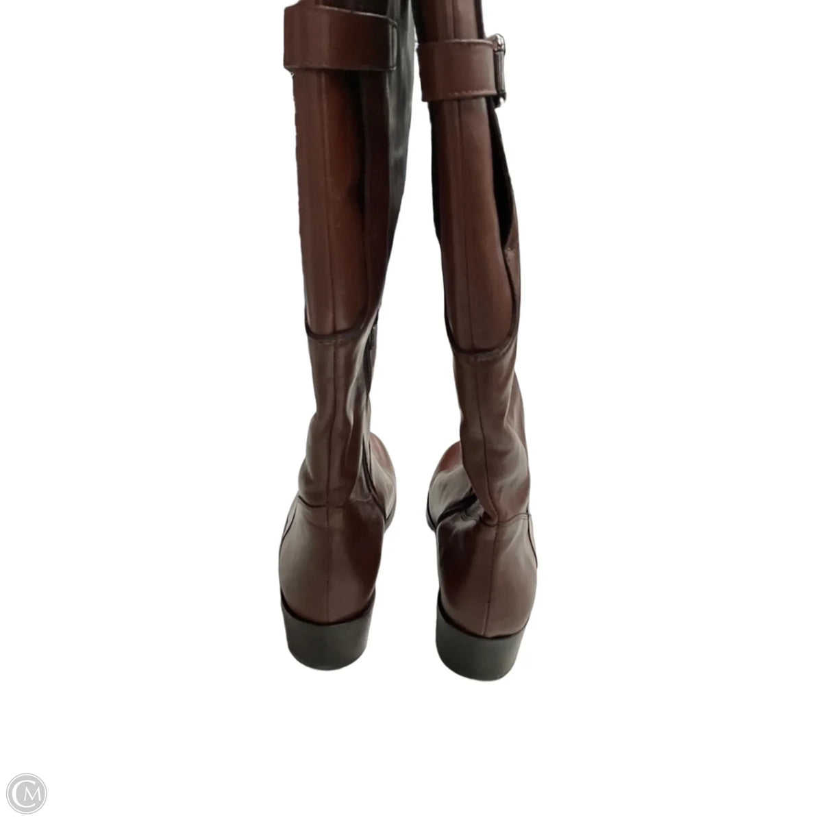Boots Knee Flats By Cmb In Brown, Size: 8