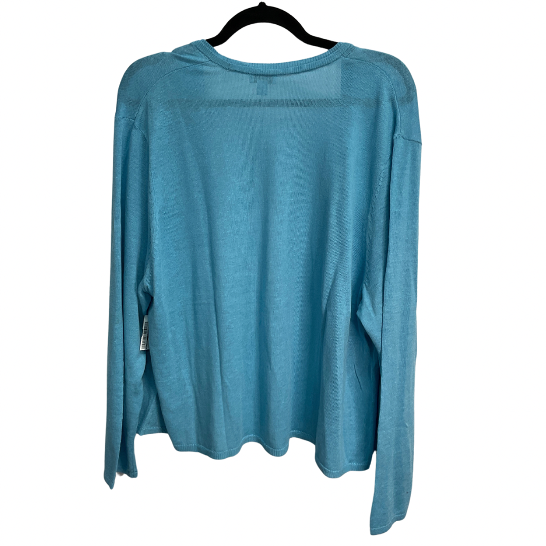 Cardigan By J. Jill In Blue, Size: 3x