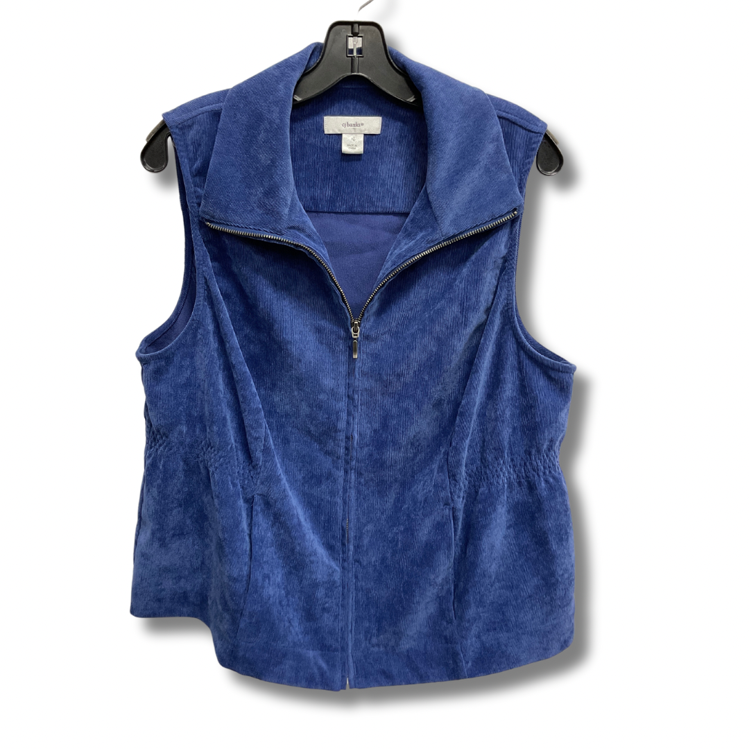 Vest Other By Cj Banks In Blue, Size: Xl