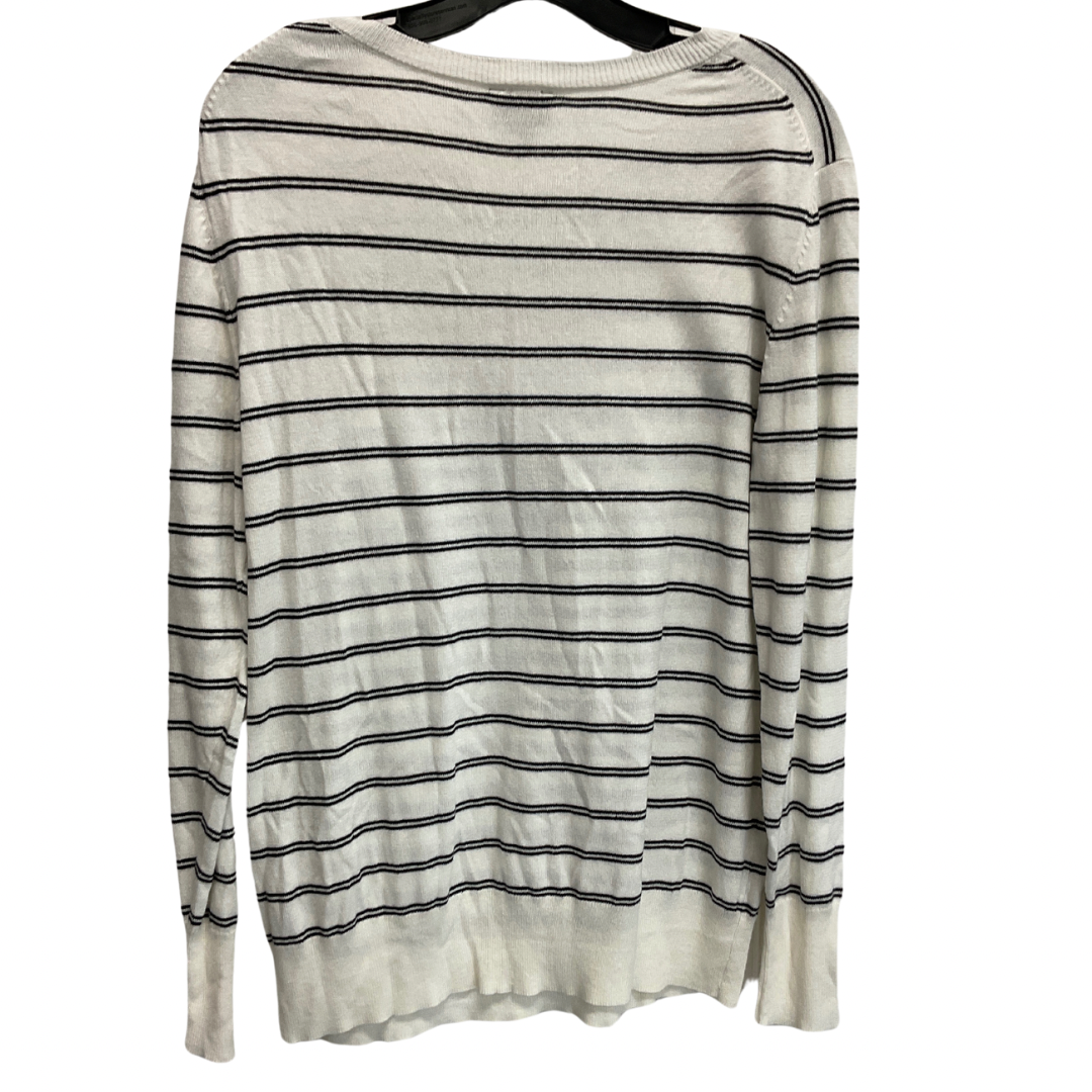 Sweater By Worthington In Black & White, Size: Xl