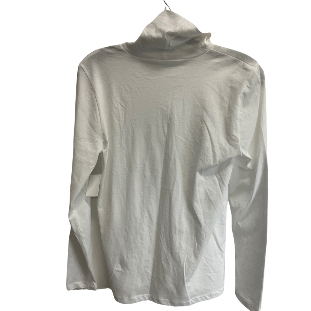 Top Long Sleeve Basic By J. Crew In White, Size: S