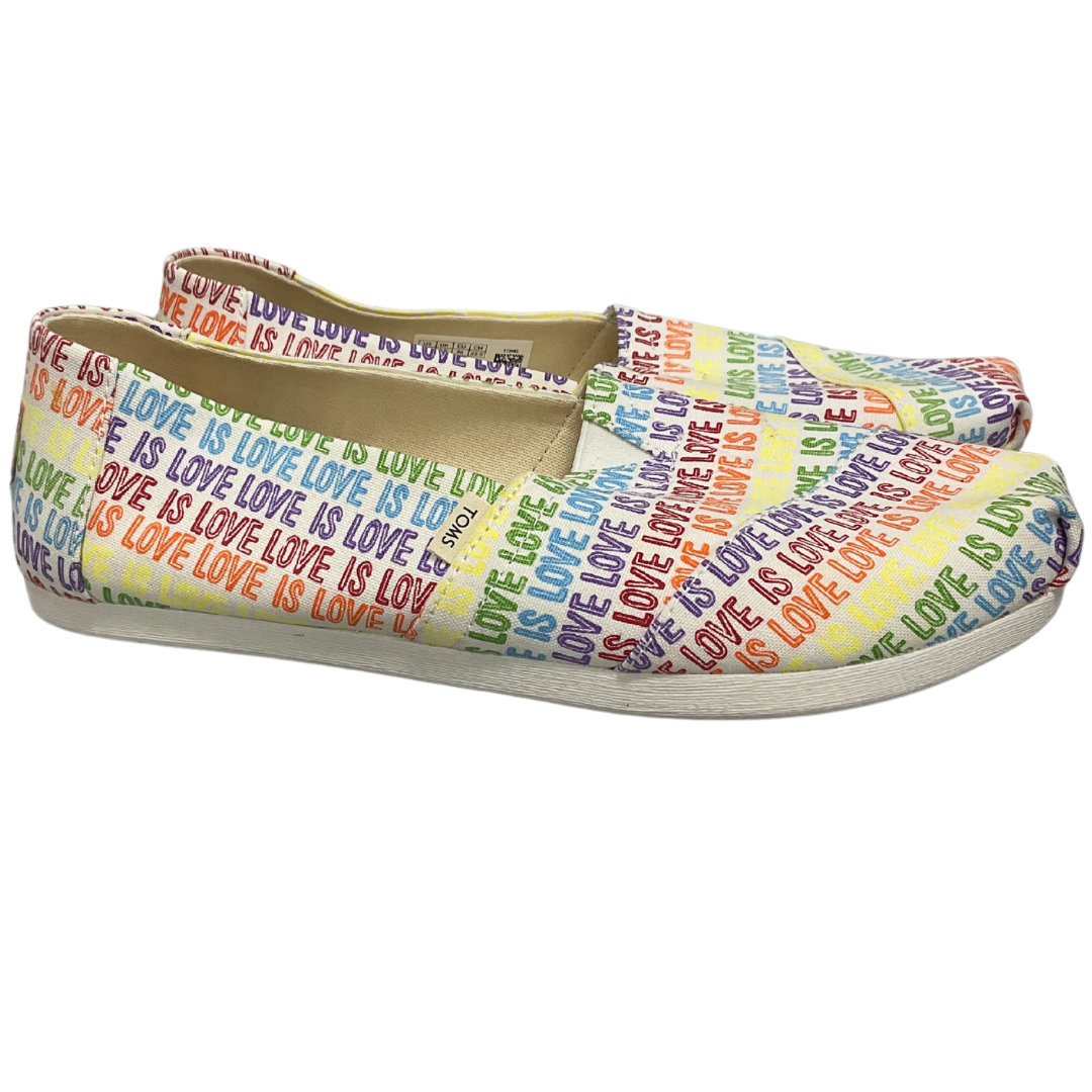 Shoes Flats By Toms In Multi-colored, Size: 5.5