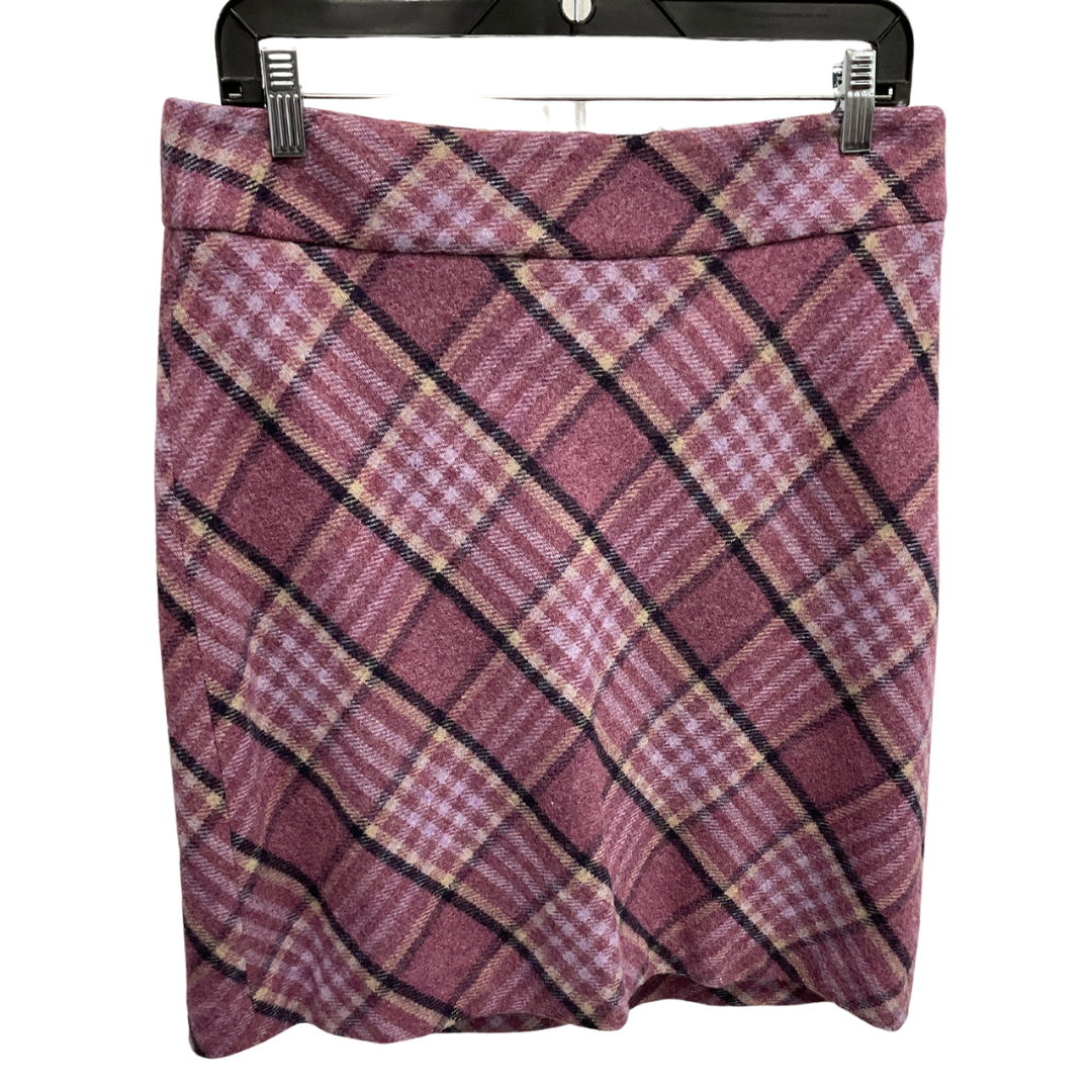 Skirt Mini & Short By Talbots In Purple, Size: M