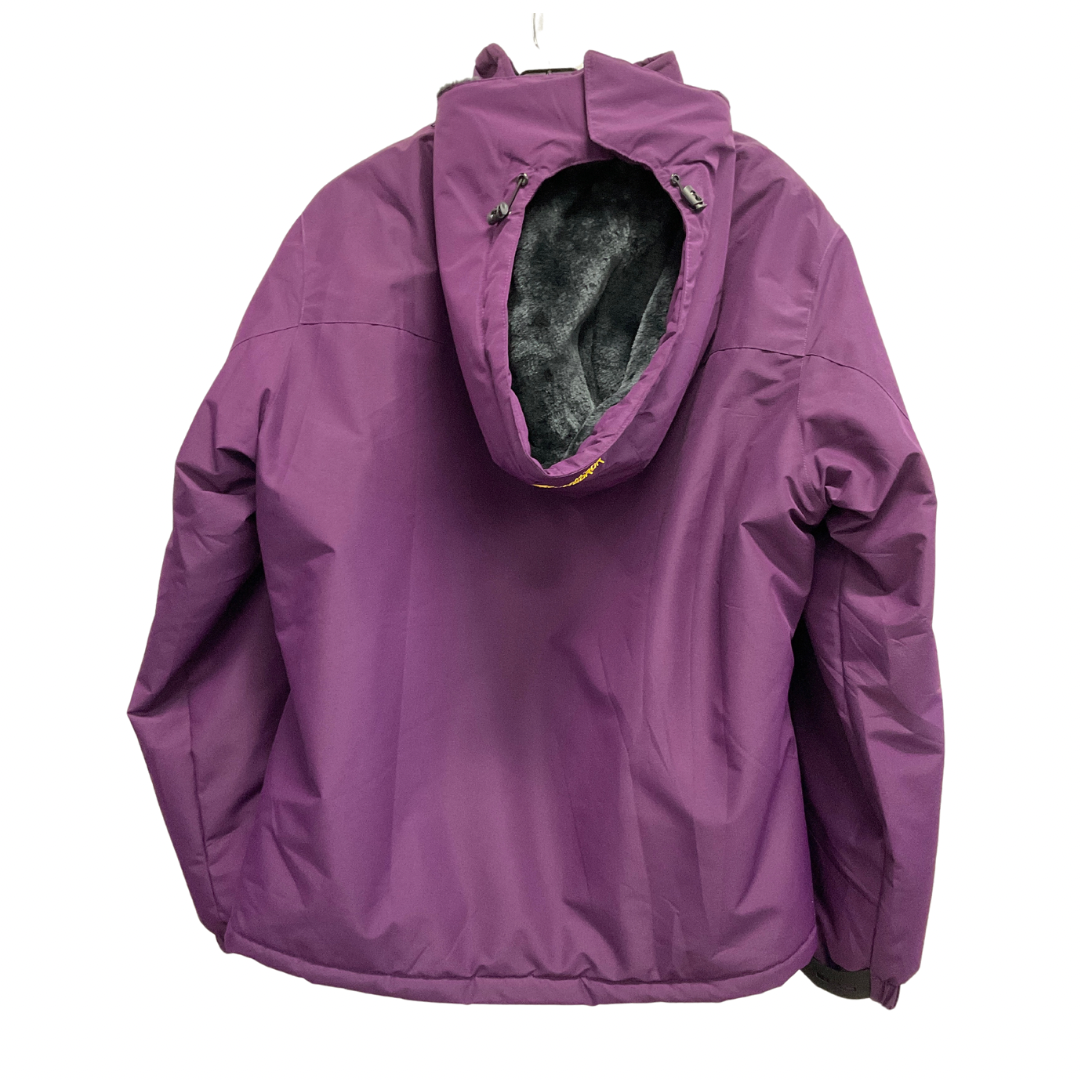 Coat Parka By Clothes Mentor In Purple, Size: Xl