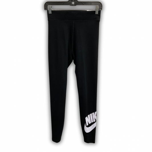 Athletic Leggings By Nike In Black, Size: S