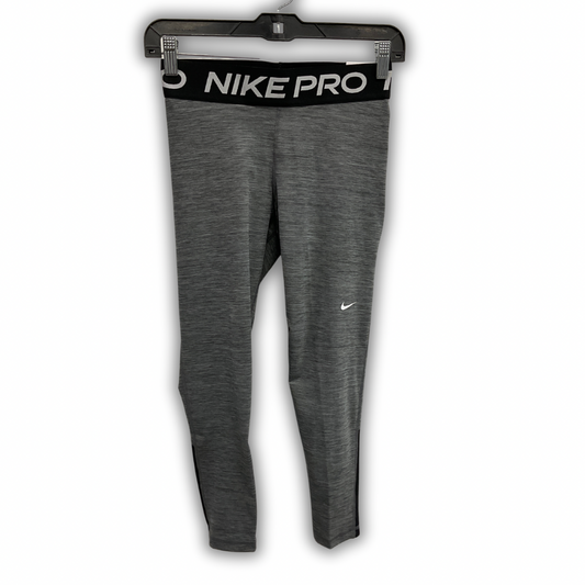 Athletic Leggings Capris By Nike In Grey, Size: S