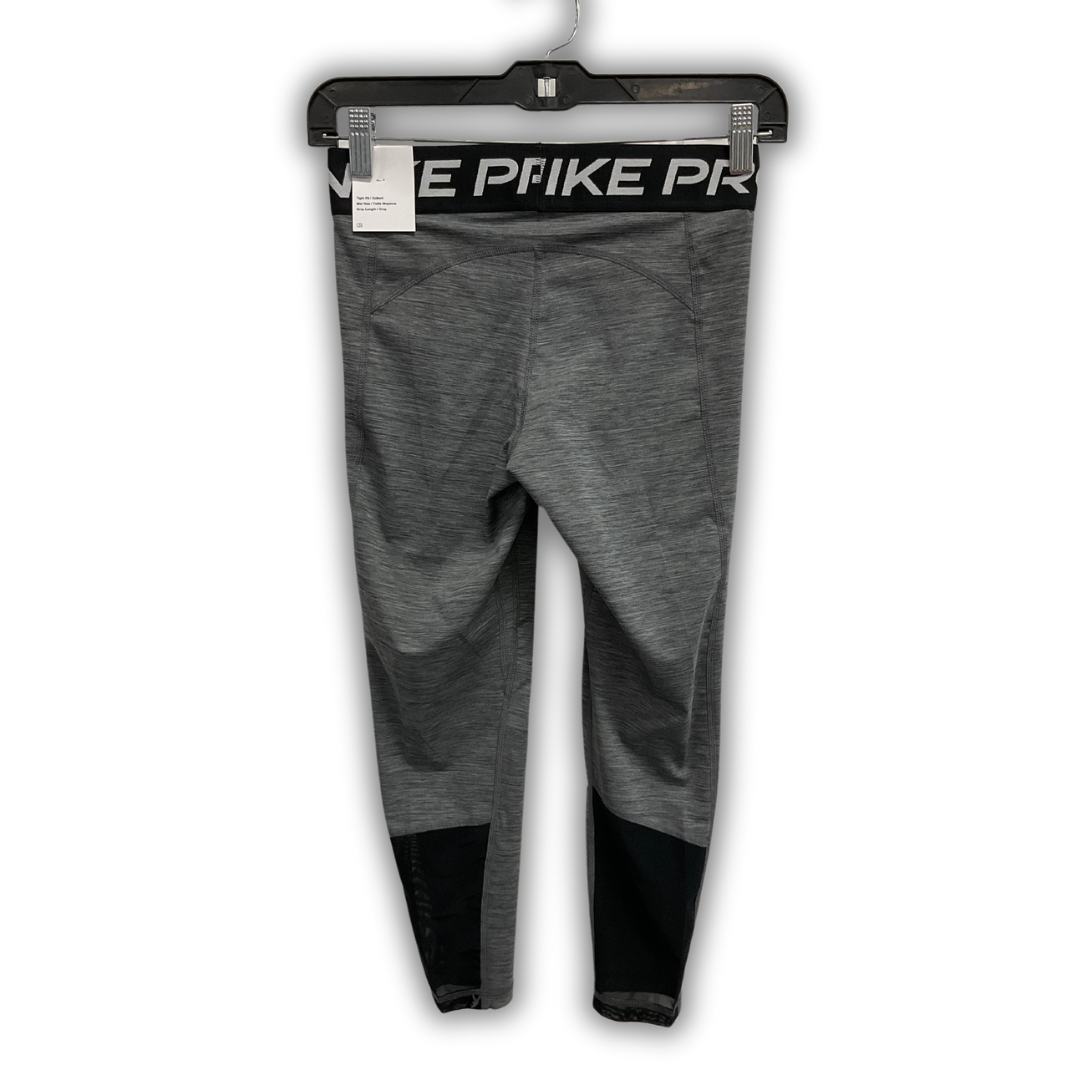 Athletic Leggings Capris By Nike In Grey, Size: S