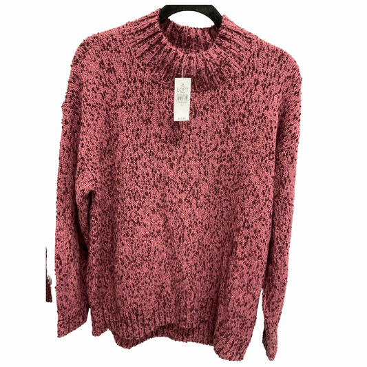 Sweater By Loft In Pink, Size: L