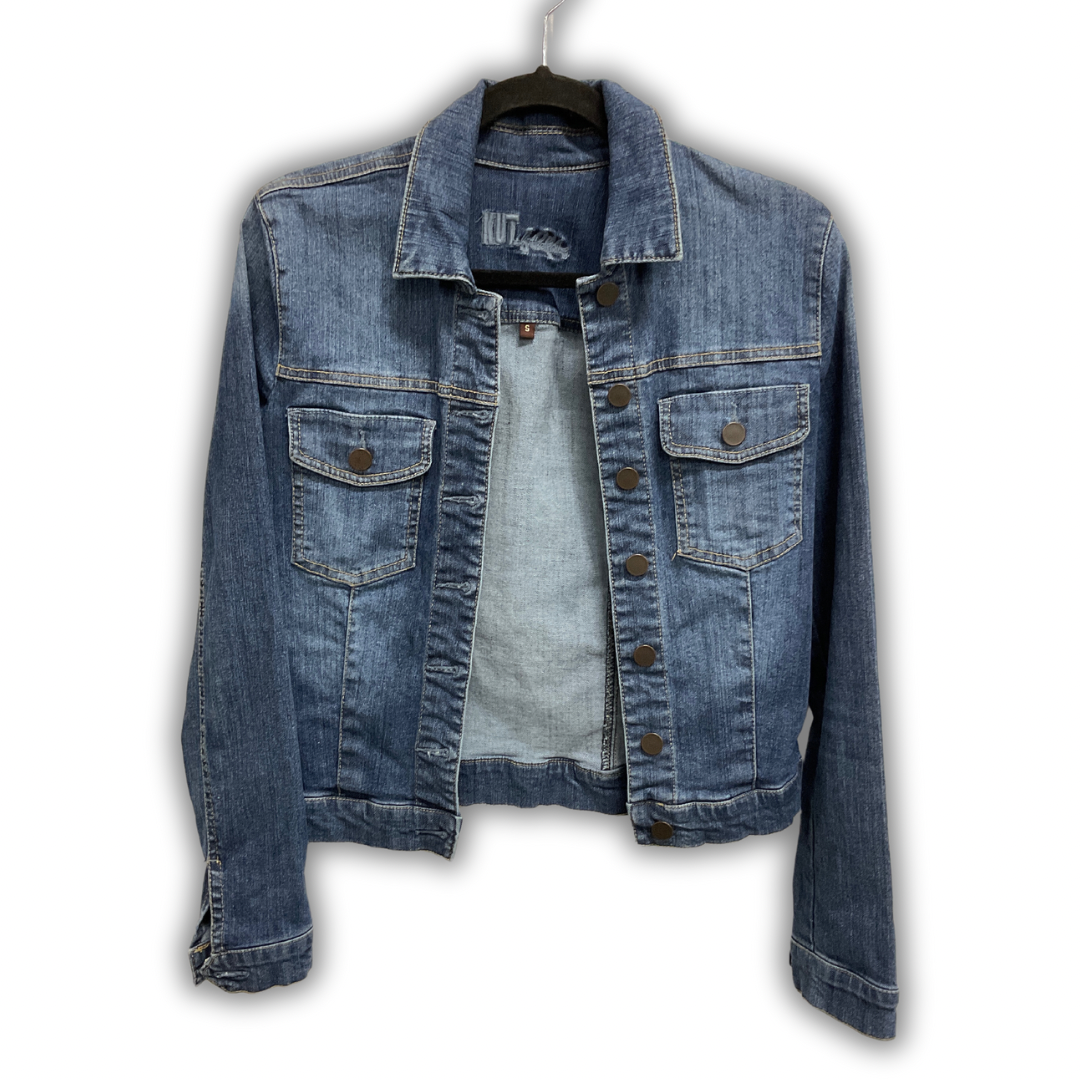 Jacket Denim By Kut In Blue, Size: S