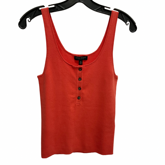 Tank Top By Banana Republic In Orange, Size: Xs