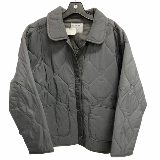 Jacket Puffer & Quilted By Old Navy In Grey, Size: Xl