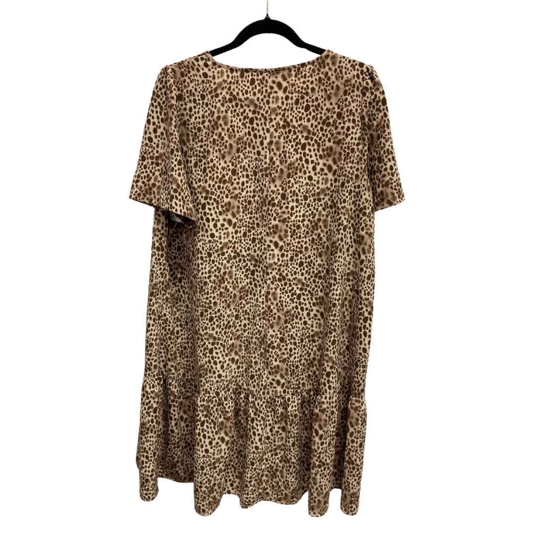 Dress Casual Short By A New Day In Leopard Print, Size: L