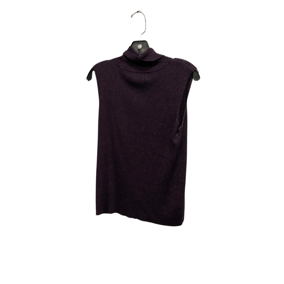 Top Sleeveless By Casual Corner In Purple, Size: L