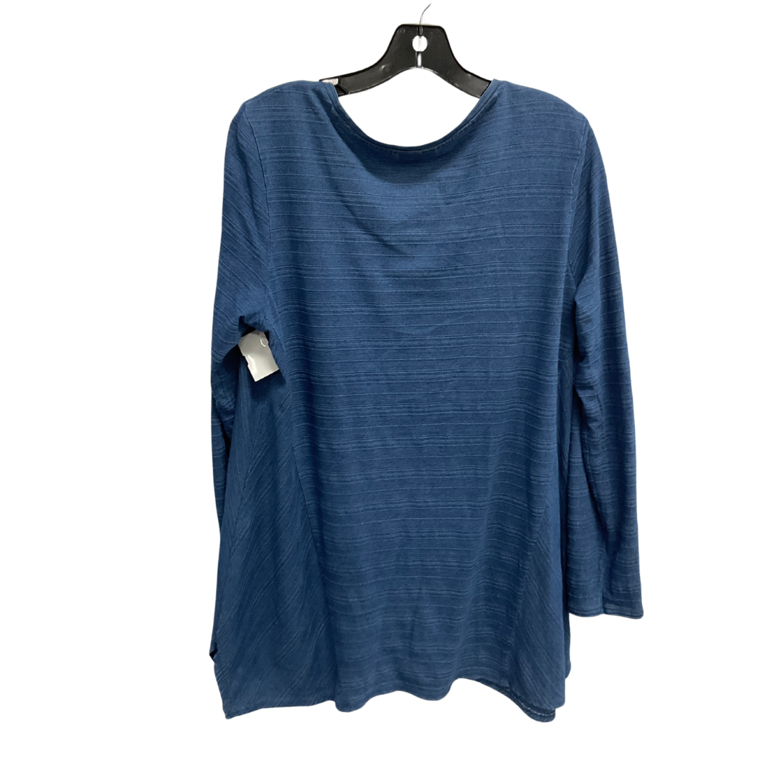 Tunic 3/4 Sleeve By Pure Jill In Blue, Size: M