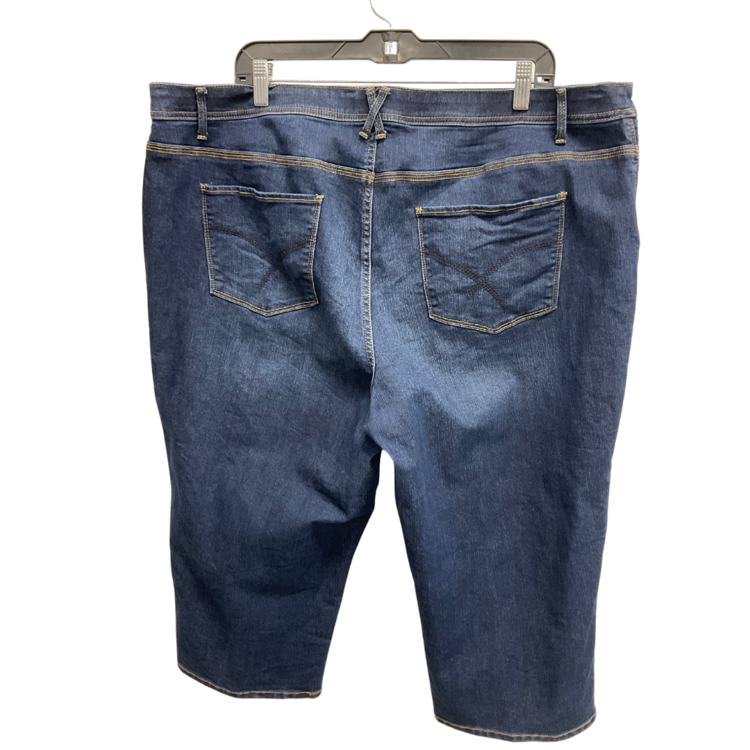 Jeans Cropped By Cj Banks In Blue, Size: 22