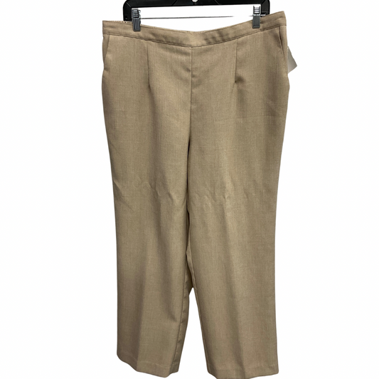 Pants Chinos & Khakis By Alfred Dunner In Tan, Size: 16