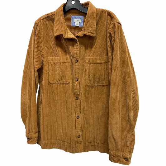 Top Long Sleeve By L.l. Bean In Gold, Size: Xl