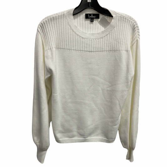 Sweater By Lulus In White, Size: S