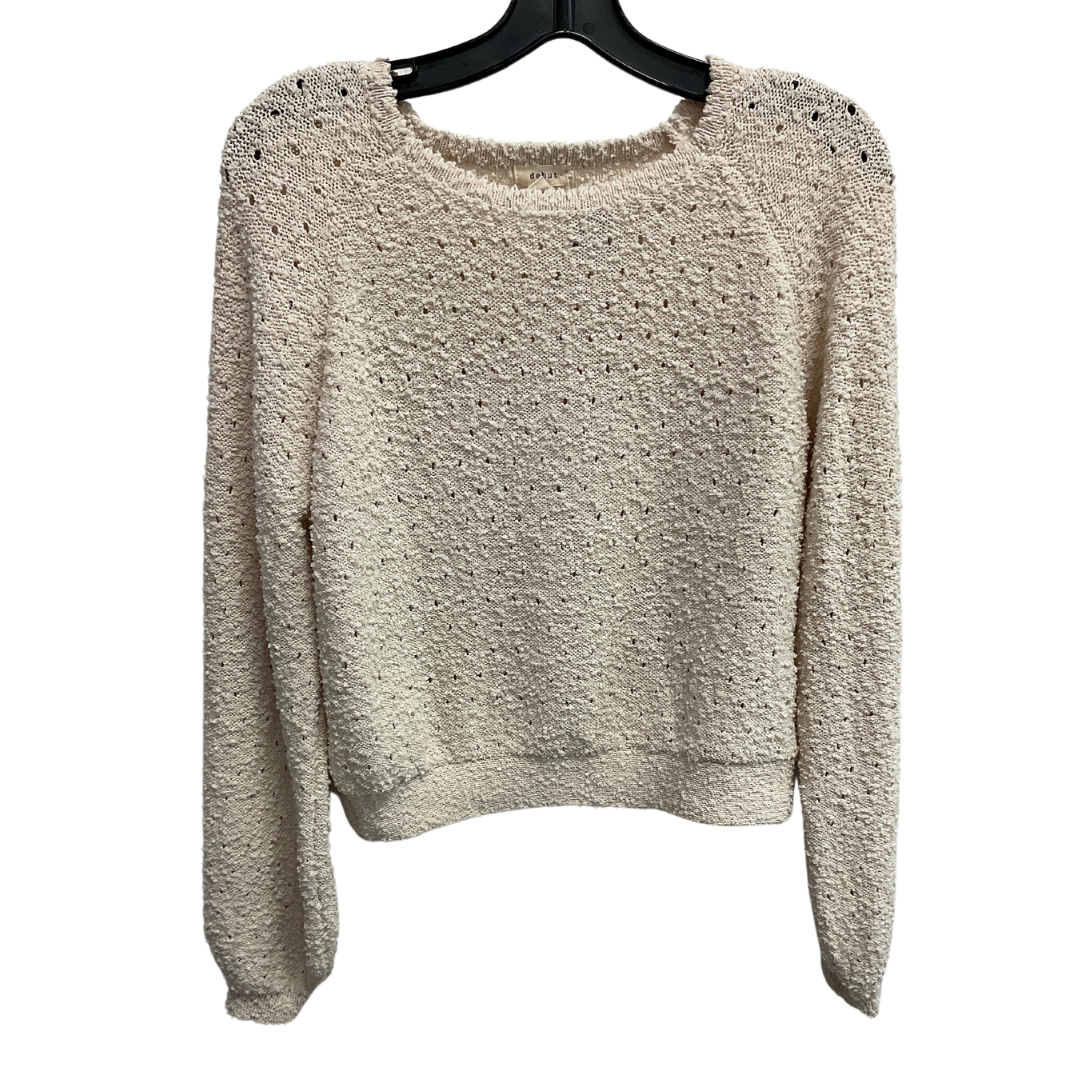 Sweater By Debut In Cream, Size: S