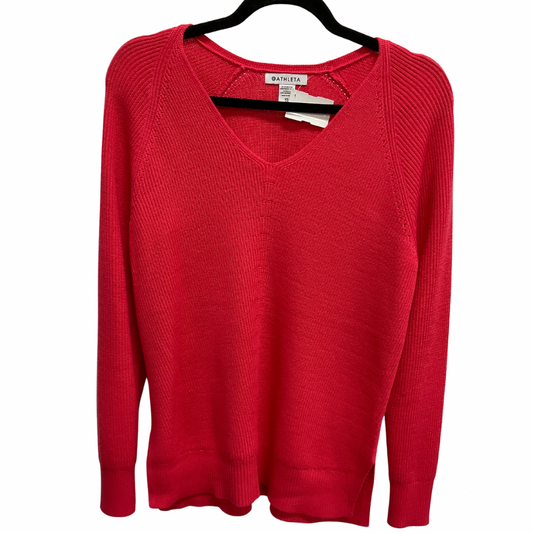 Sweater By Athleta In Red, Size: Xs