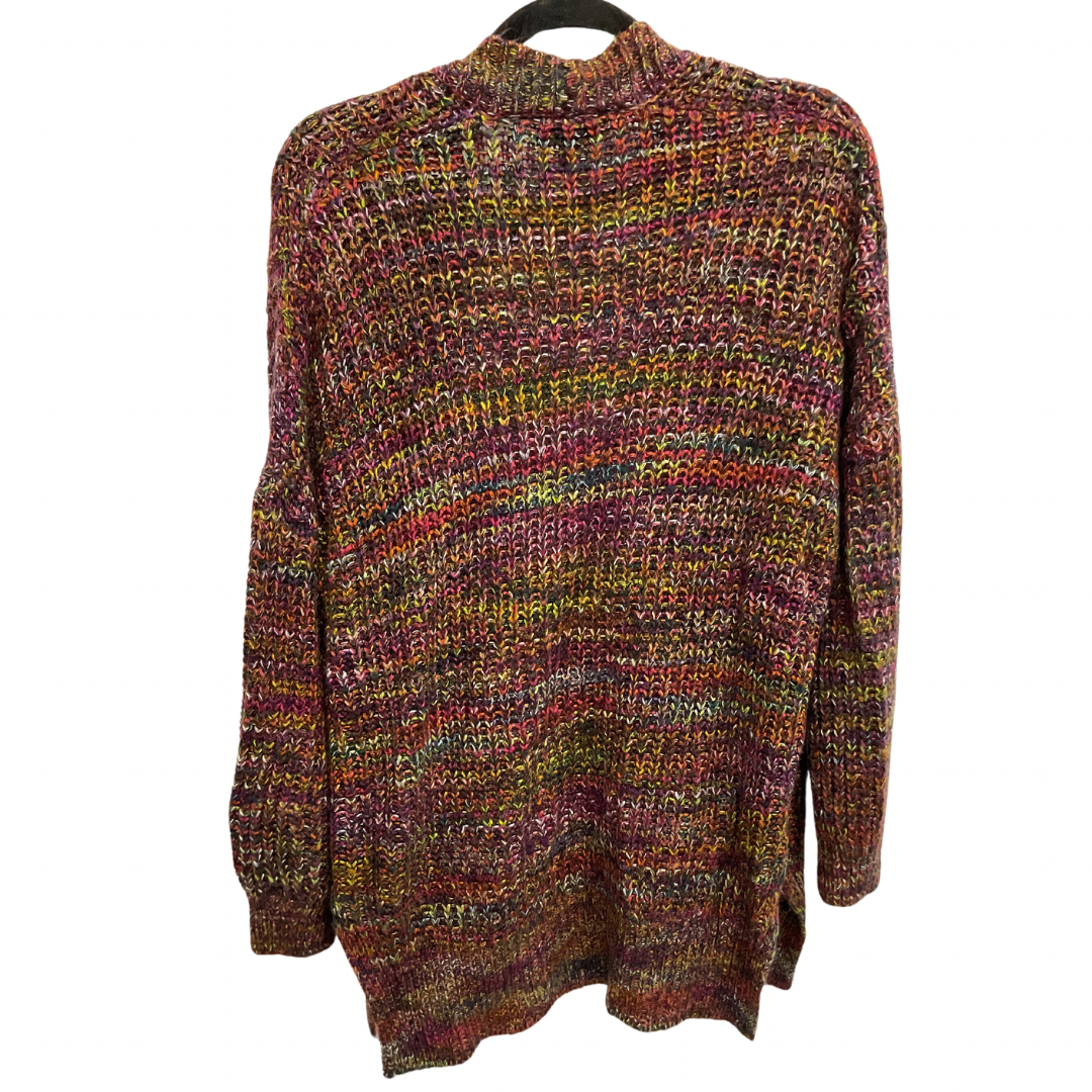 Sweater Cardigan By Express In Multi-colored, Size: S