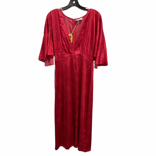 Dress Casual Maxi By Target In Red, Size: L