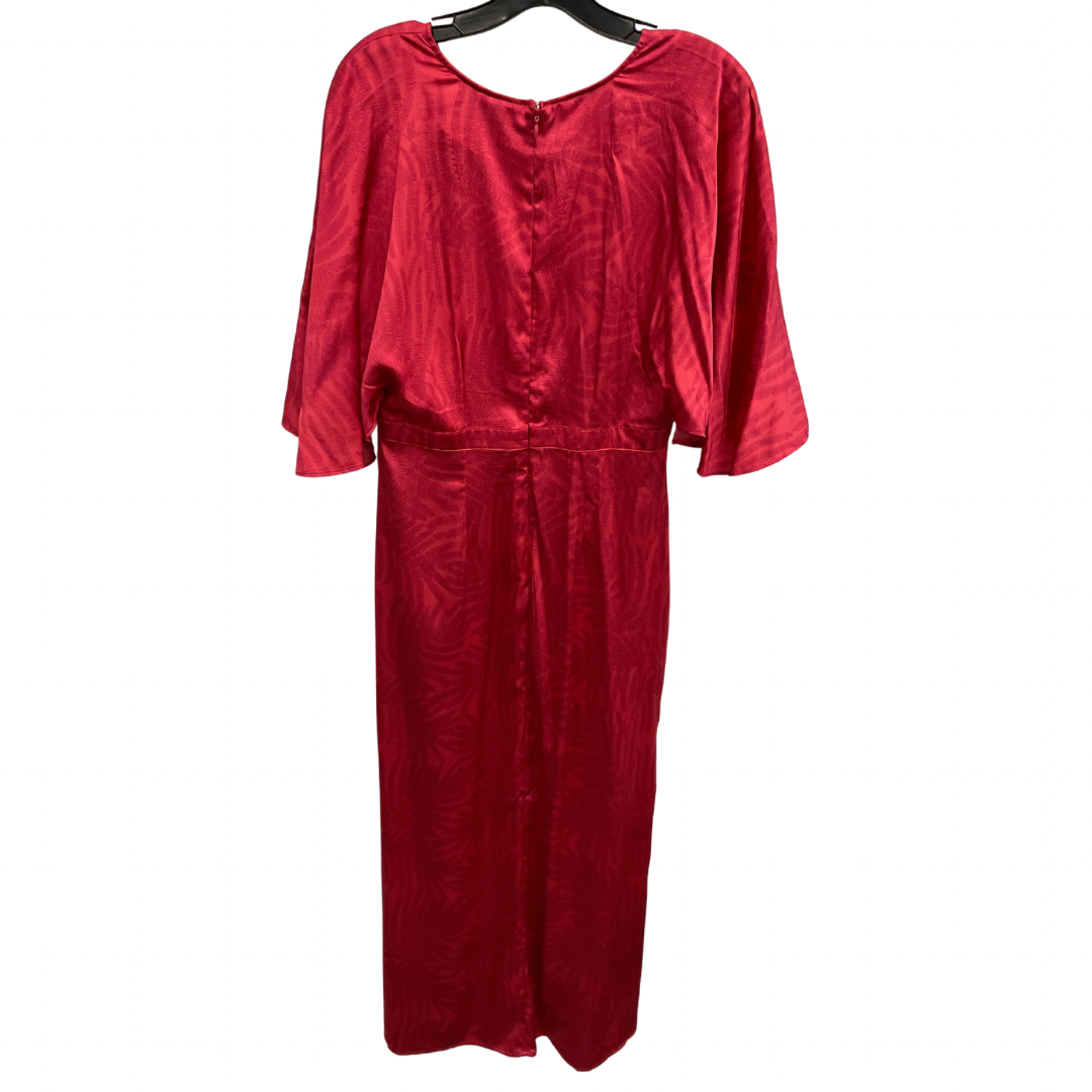 Dress Casual Maxi By Target In Red, Size: L