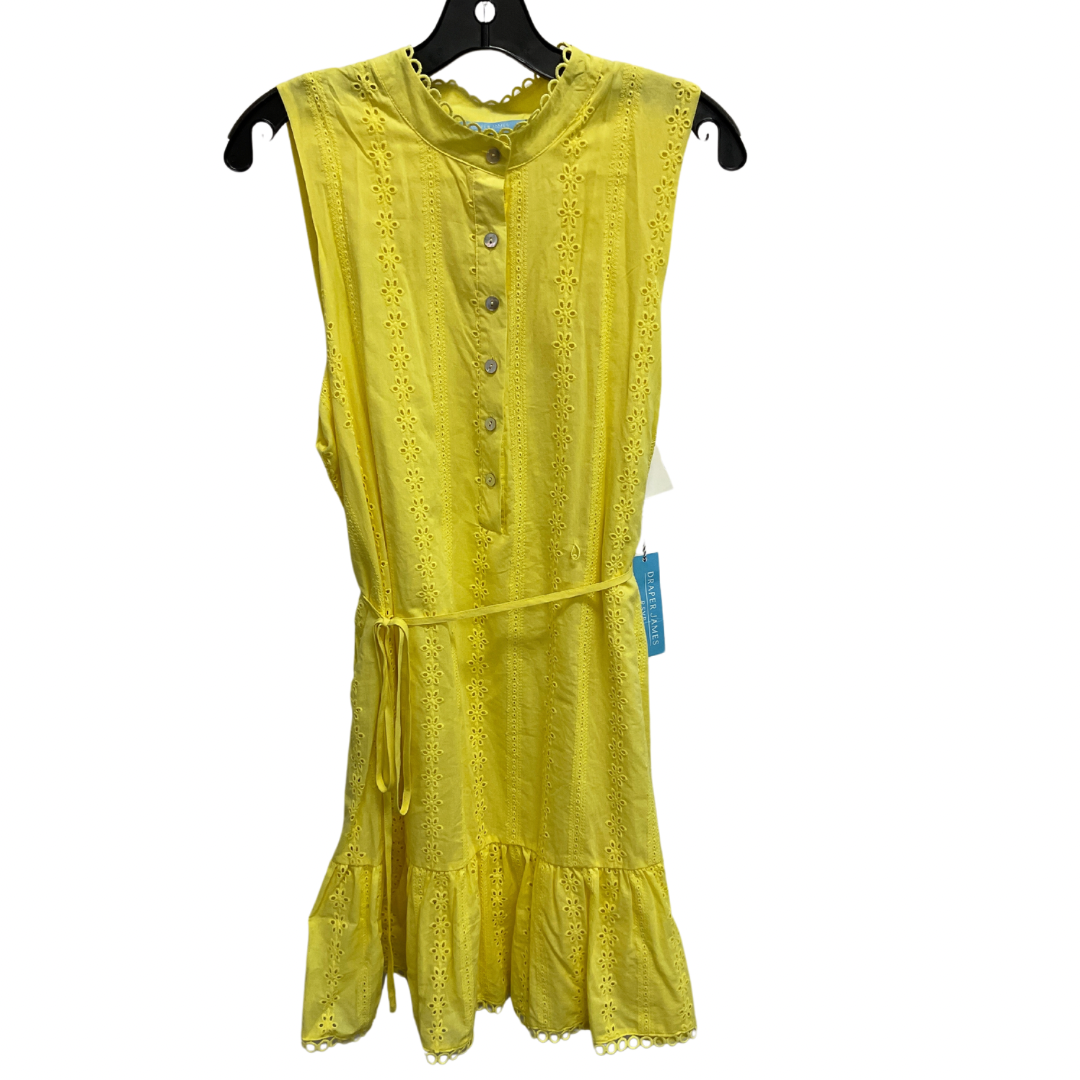 Dress Casual Midi By Draper James In Yellow, Size: L