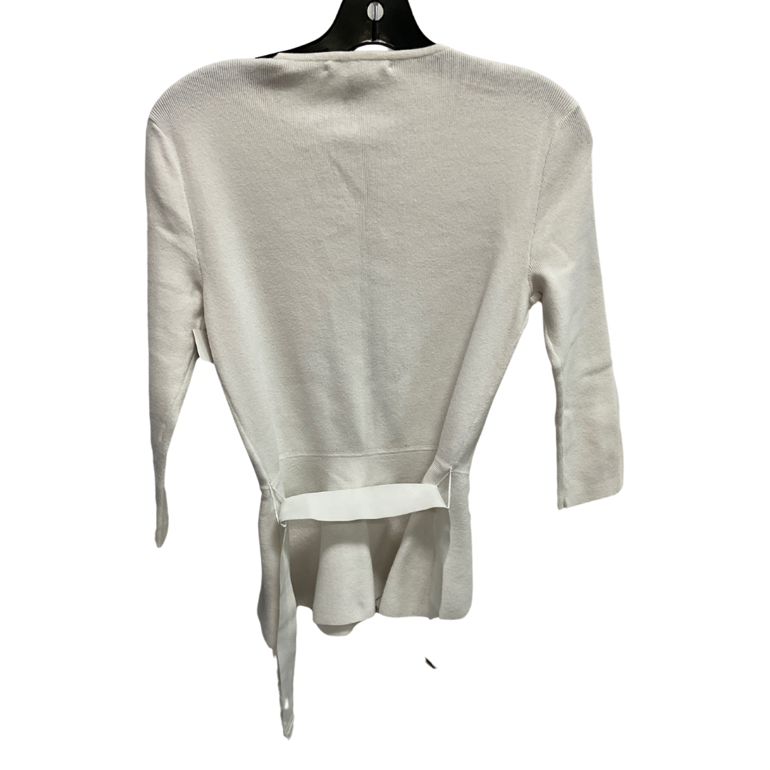 Top 3/4 Sleeve By Lauren By Ralph Lauren In White, Size: S