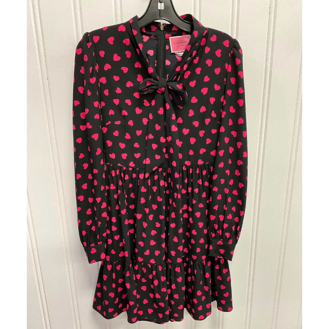 Dress Casual Short By Kate Spade In Black & Pink, Size: Xxs