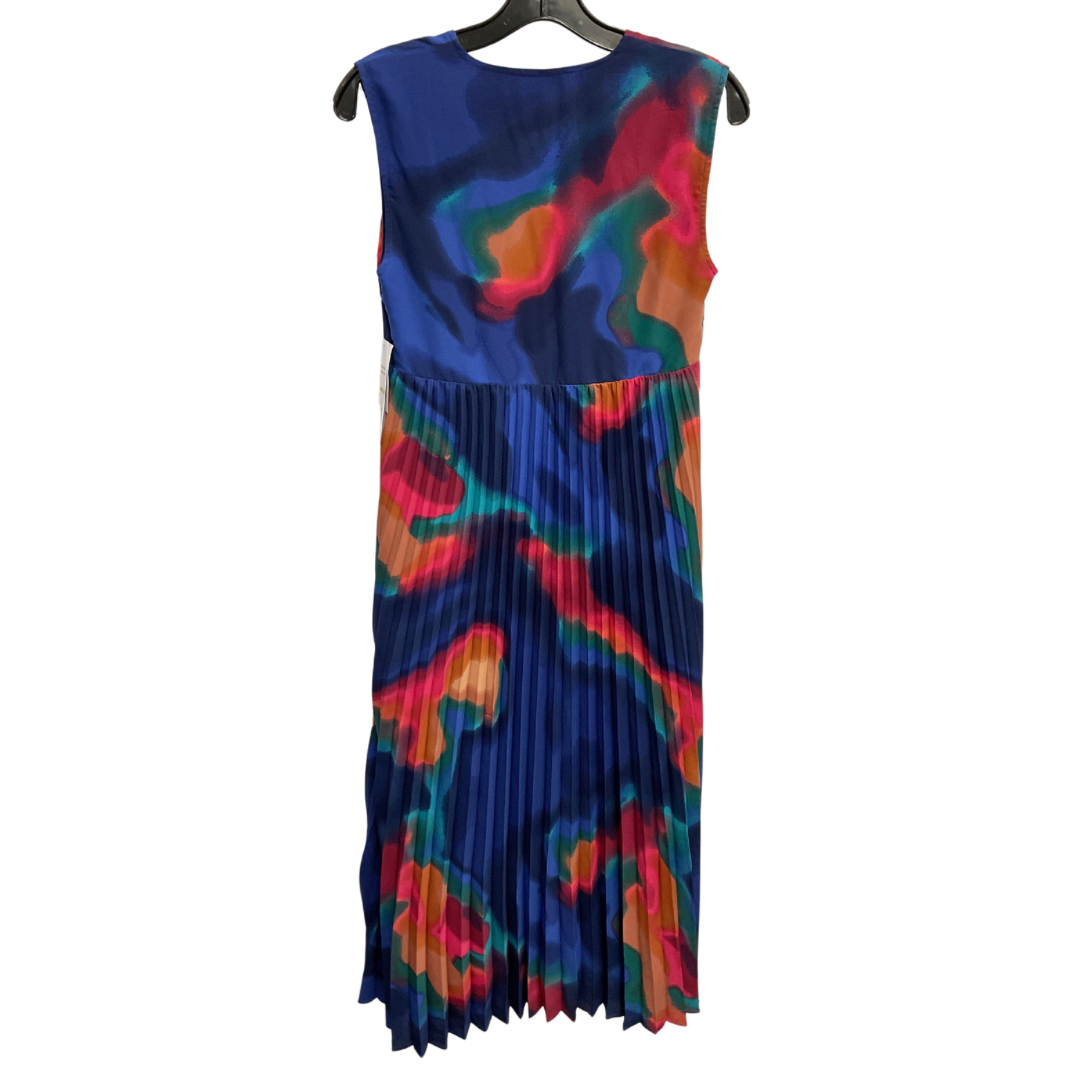 Dress Casual Midi By Nicole Miller In Blue, Size: S