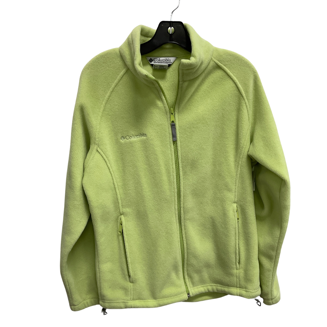 Athletic Jacket By Columbia In Green, Size: L